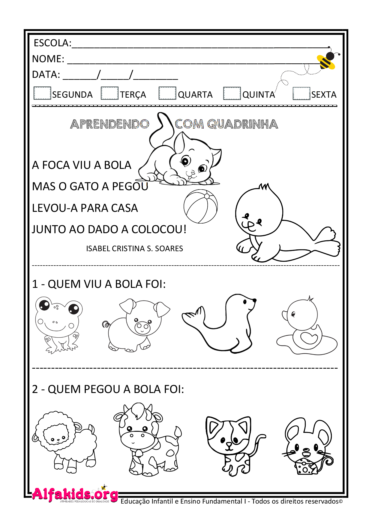 Atividade Oralidade Educação Infantil 2594