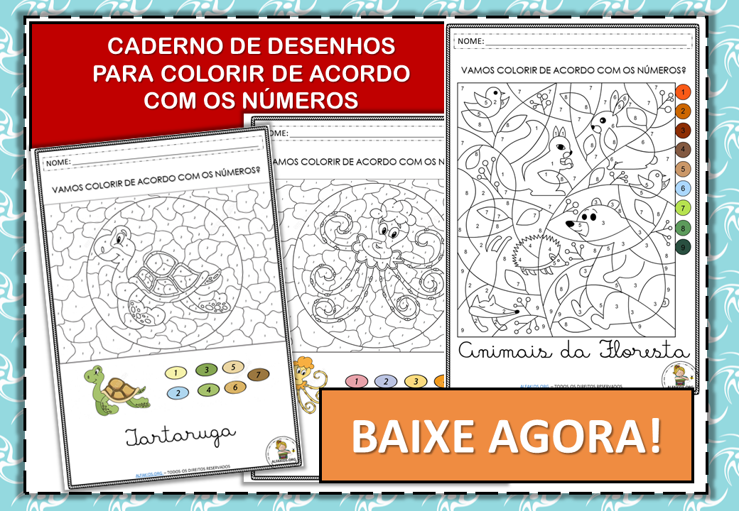 Desenho de Número 1 para Colorir - Colorir.com